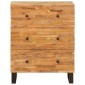 vidaXL Μπουφές Αποθήκευσης Καφέ 60 x 33 x 75 cm Στερεό ξύλο μάνγκο