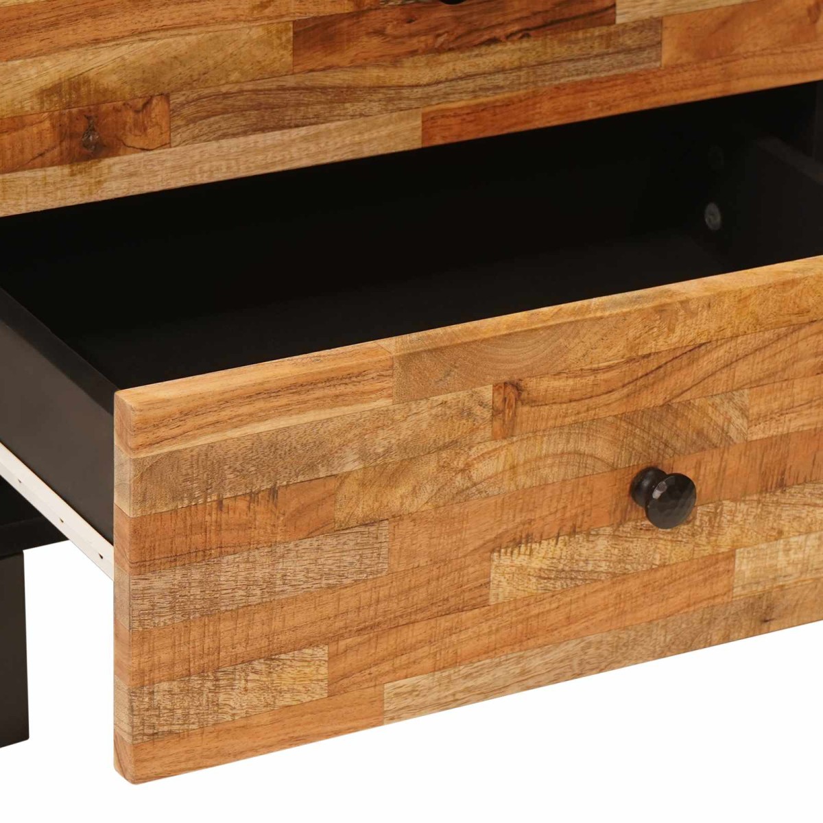 vidaXL Κρεβατοκάμαρα Καφέ 50 x 33 x 62 εκ. Στερεό ξύλο μάνγκο