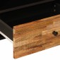 vidaXL Ντουλάπι TV Καφέ 80 x 33 x 46 εκ Στερεό ξύλο μάνγκο
