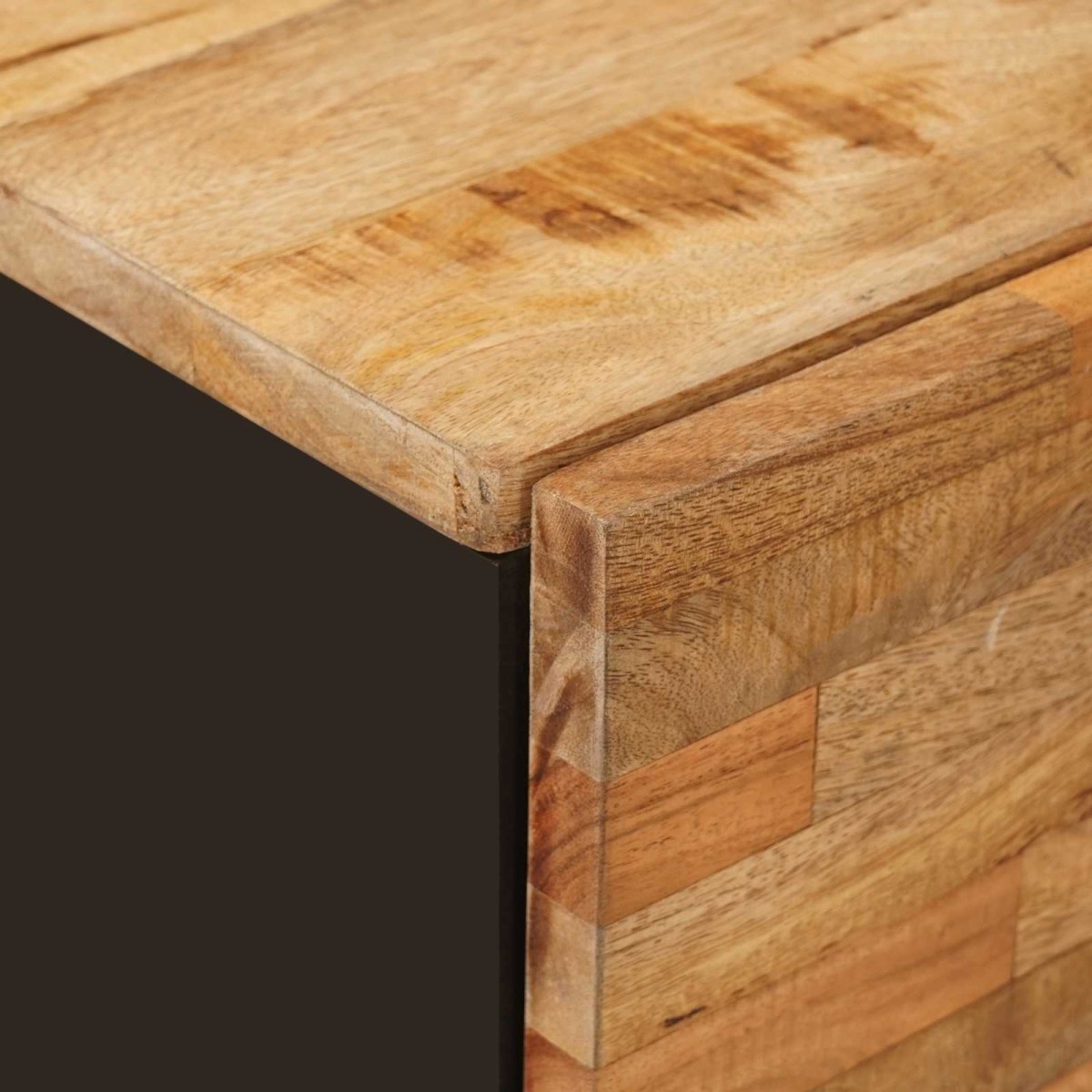 vidaXL Ντουλάπι Μπάνιου Φυσικό 38 x 33 x 58 εκ. Στερεό ξύλο μάνγκο