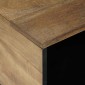 vidaXL Τραπεζάκι σαλονιού Καφέ 80 x 50 x 40 cm Στερεό ξύλο μάνγκο