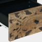 vidaXL Κρεβατοκάμαρα Καφέ 40 x 33 x 46 εκ. Στερεό ξύλο μάνγκο