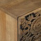 vidaXL Κρεβατοκάμαρα Καφέ 50 x 33 x 60 εκ Στερεό ξύλο μάνγκο