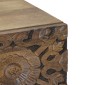 vidaXL Κρεβατοκάμαρα Καφέ 50 x 33 x 60 εκ Στερεό ξύλο μάνγκο