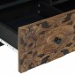 vidaXL Ντουλάπι TV με ράφι Καφέ 100 x 33,5 x 46 εκ Στερεό ξύλο μάνγκο