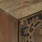 vidaXL Ντουλάπι Μπάνιου Καφέ 38 x 33,5 x 58 εκ. Στερεό ξύλο μάνγκο