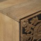 vidaXL Πλαϊνό γραφείο Καφέ 40 x 33,5 x 75 εκ Στερεό ξύλο μάνγκο