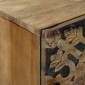 vidaXL Ψηλή Επιφάνεια Καφέ 40 x 33,5 x 110 εκ Στερεό ξύλο μάνγκο