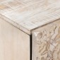 vidaXL Ντουλάπι Μπάνιου Λευκό 38 x 33,5 x 58 εκ. Στερεό ξύλο μάνγκο