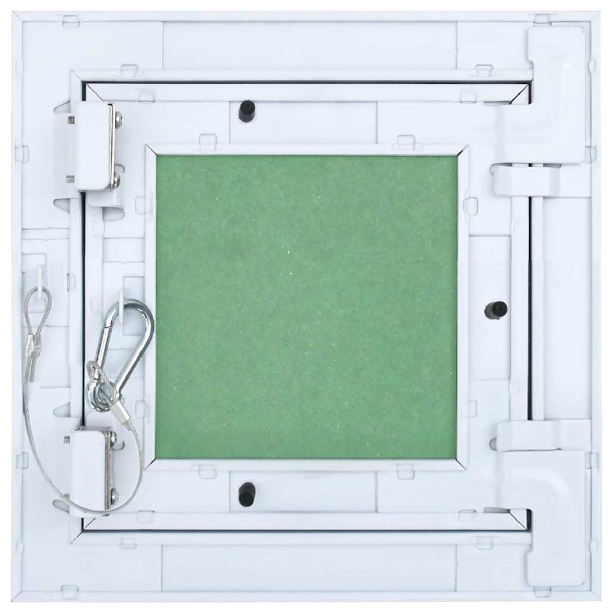 vidaXL Πάνελ Πρόσβασης Πράσινο και Ασημί 20 x 20 cm