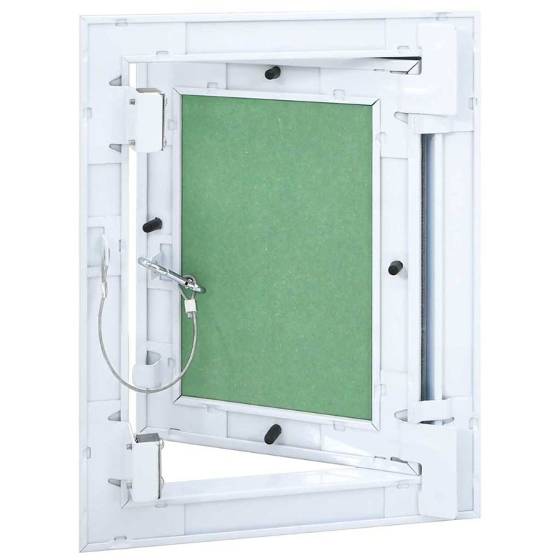 vidaXL Πάνελ Πρόσβασης Πράσινο και Ασημί 20 x 25 cm
