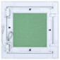 vidaXL Πάνελ Πρόσβασης Πράσινο και Ασημί 30 x 30 cm