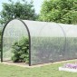 vidaXL Σαφής μουσαμάς με οπές 8x12 m πολυαιθυλένιο