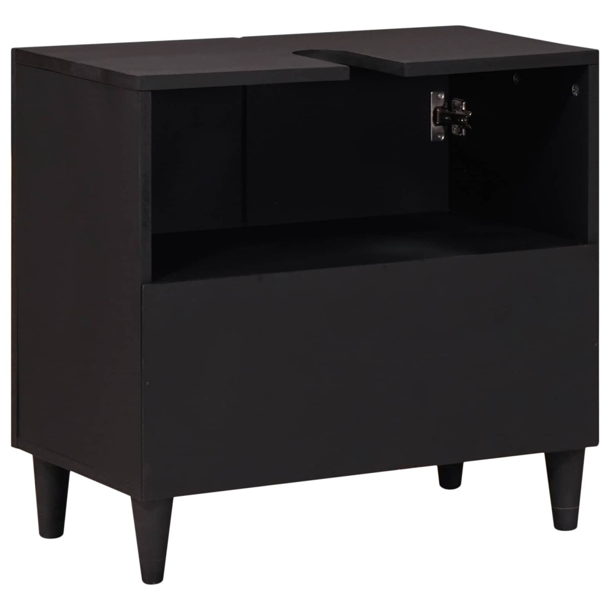 vidaXL Ντουλάπι νιπτήρα Πολύχρωμο 62 x 33 x 58 εκ. Στερεό ξύλο μάνγκο