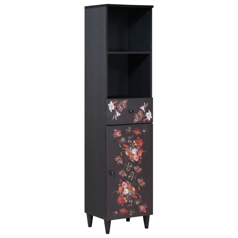 vidaXL Ντουλάπι Μπάνιου με συρτάρι Πολύχρωμο 38 x 33,5 x 160 εκ