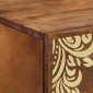 vidaXL Πλαϊνό γραφείο με ράφι Καφέ 40 x 33 x 75 εκ. Στερεό ξύλο μάνγκο