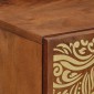 vidaXL Πλαϊνό γραφείο με ράφι Καφέ 40 x 33 x 75 εκ. Στερεό ξύλο μάνγκο