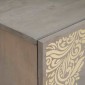 vidaXL Κομοδίνο με Πόρτα 2 τμχ. Γκρι 40 x 33 x 46 εκ.