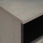vidaXL Κομοδίνο 2 τμχ. Γκρι 40 x 33 x 46 εκ. Στερεό ξύλο μάνγκο