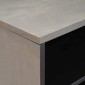vidaXL Ντουλάπι TV Γκρι 80 x 33 x 46 εκ Στερεό ξύλο μάνγκο