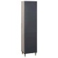 vidaXL Ντουλάπι Μπάνιου Γκρι 38 x 33 x 160 εκ. Στερεό ξύλο μάνγκο