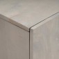 vidaXL Highboard Γκρι και Χρυσό 60 x 33 x 100 εκ. Στερεό ξύλο μάνγκο
