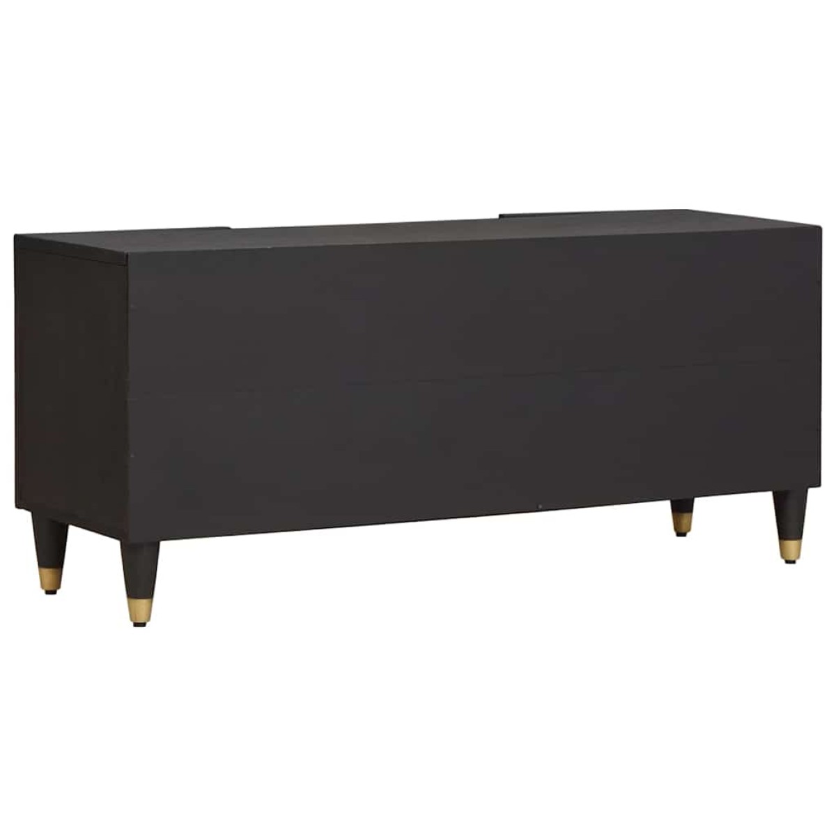 vidaXL Ντουλάπι TV Μαύρο 105 x 33 x 46 εκ. Στερεό ξύλο μάνγκο
