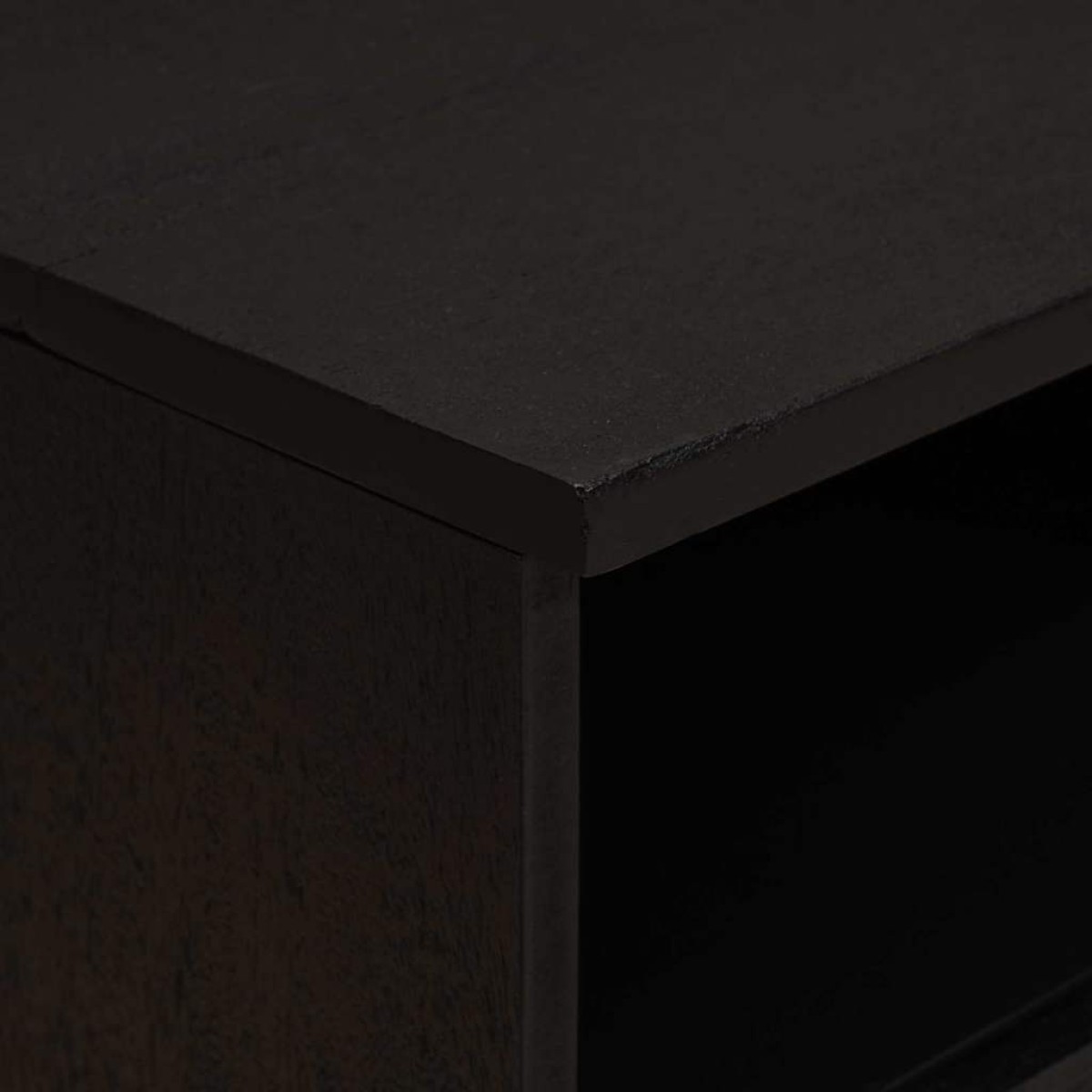 vidaXL Κομοδίνο 2 τμχ. Μαύρο 40 x 33 x 46 εκ. Στερεό ξύλο μάνγκο