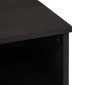 vidaXL Ντουλάπι TV με ράφι Μαύρο 100 x 33 x 46 εκ Στερεό ξύλο μάνγκο