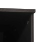 vidaXL Ντουλάπι Μπάνιου Μαύρο 38 x 33 x 160 εκ. Στερεό ξύλο μάνγκο