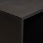 vidaXL Πλαϊνό γραφείο Μαύρο 80 x 33 x 75 εκ Στερεό ξύλο μάνγκο