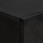 vidaXL Highboard Μαύρο 60 x 33 x 100 εκ. Στερεό ξύλο μάνγκο