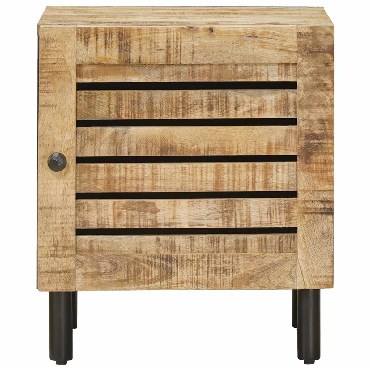 vidaXL Κομοδίνο Φυσικό 40 x 33 x 46 εκ. Στερεό ξύλο μάνγκο