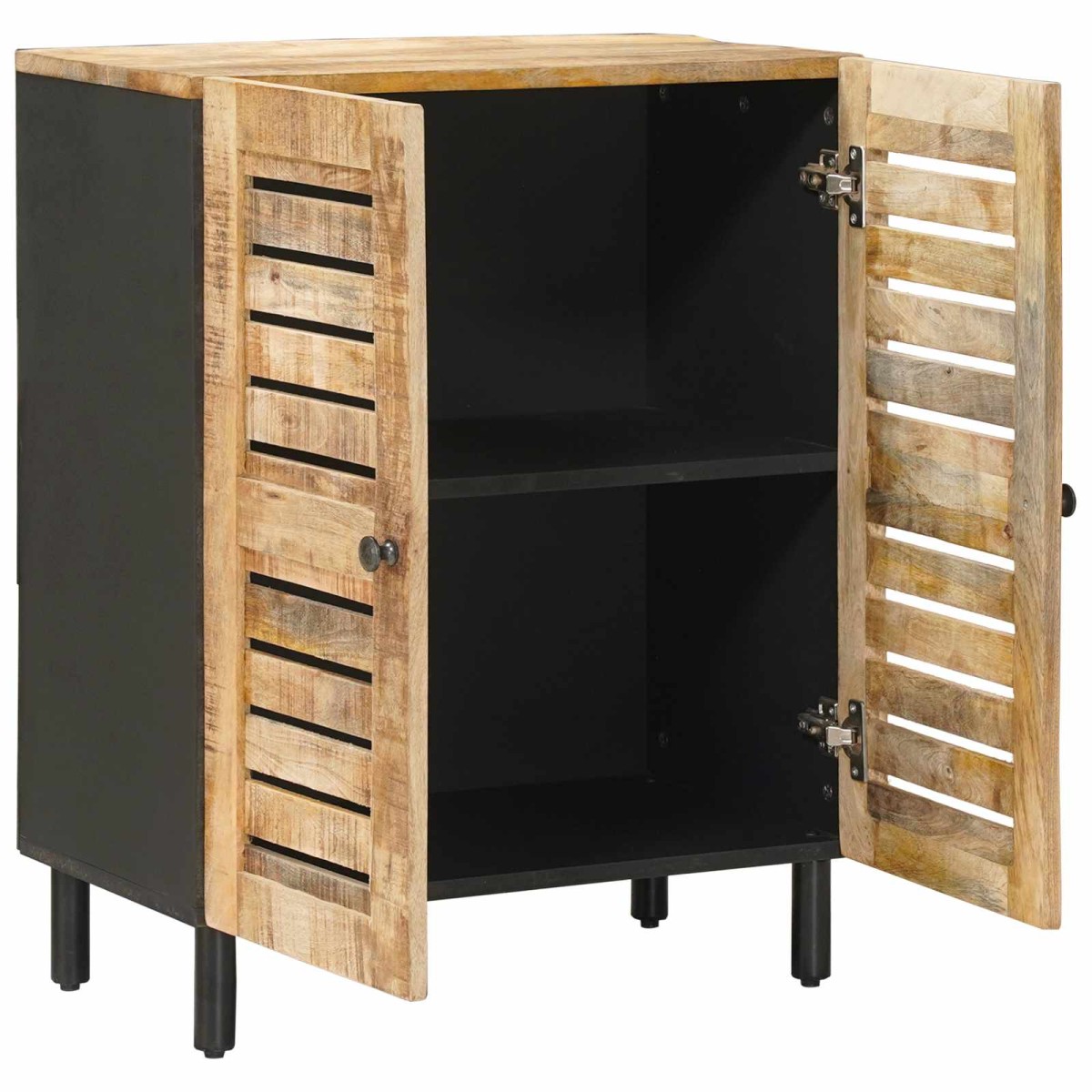 vidaXL Ντουλάπες Αποθήκευσης 60 x 33 x 75 cm Στερεό ξύλο μάνγκο Φυσικό