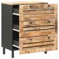 vidaXL Ντουλάπες Αποθήκευσης 60 x 33 x 75 cm Στερεό ξύλο μάνγκο Φυσικό