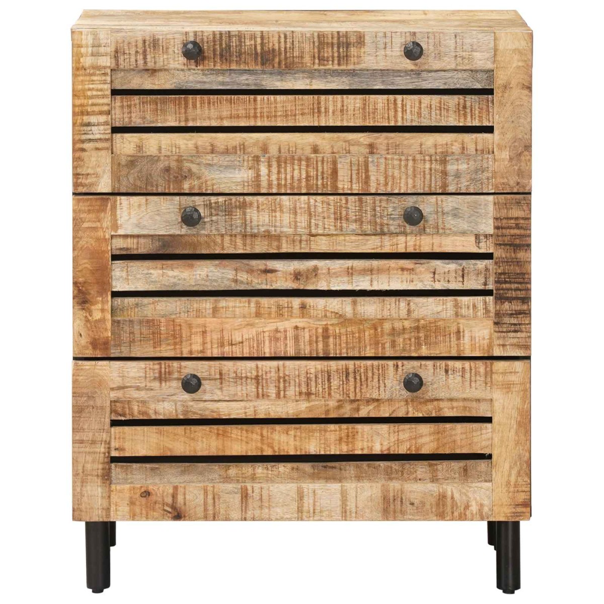 vidaXL Ντουλάπες Αποθήκευσης 60 x 33 x 75 cm Στερεό ξύλο μάνγκο Φυσικό