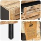 vidaXL Ντουλάπες Αποθήκευσης 60 x 33 x 75 cm Στερεό ξύλο μάνγκο Φυσικό