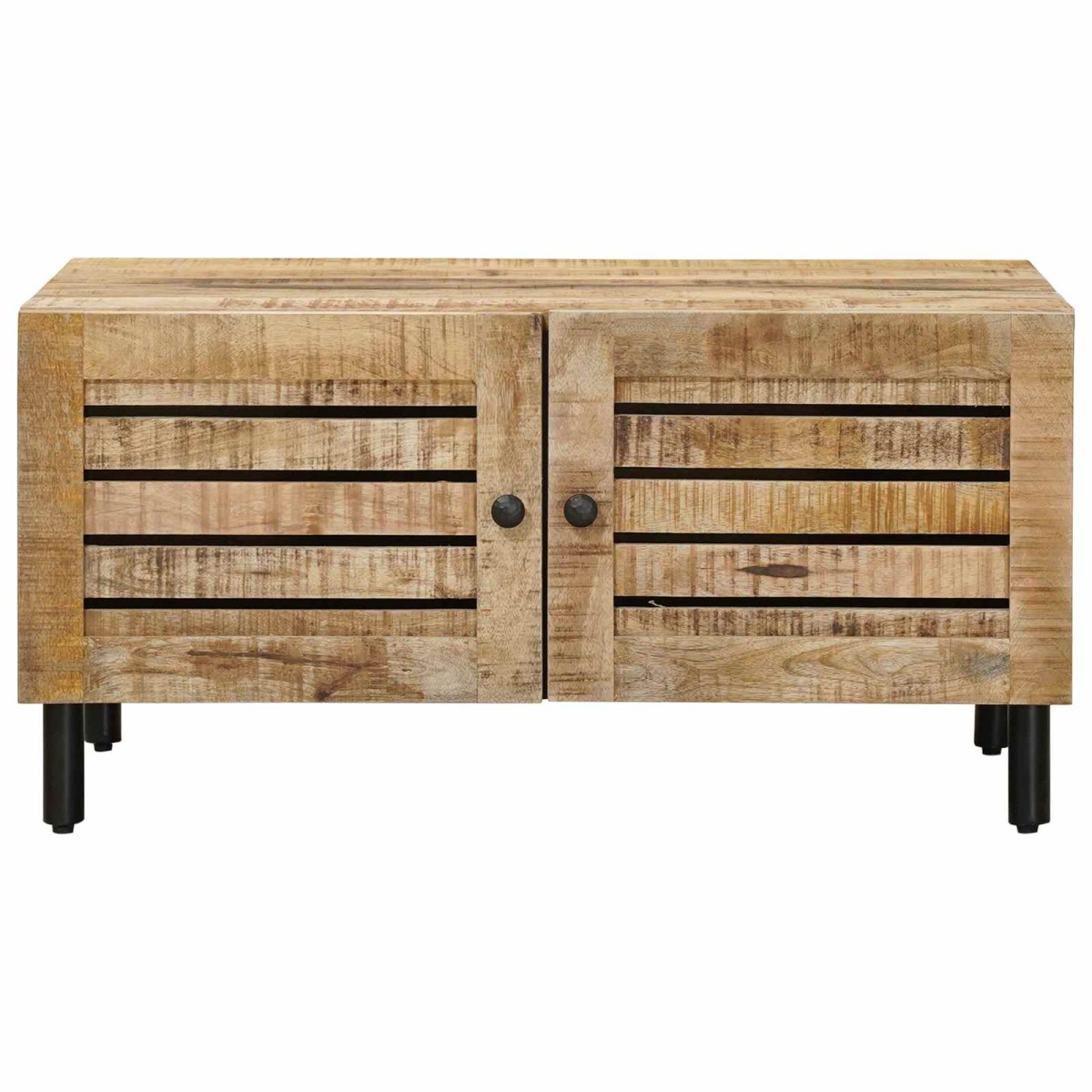vidaXL Τραπεζάκι σαλονιού Φυσικό 80 x 50 x 40 cm Στερεό ξύλο μάνγκο