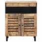 vidaXL Ντουλάπες Αποθήκευσης Φυσικό 60 x 33 x 75 cm Στερεό ξύλο μάνγκο