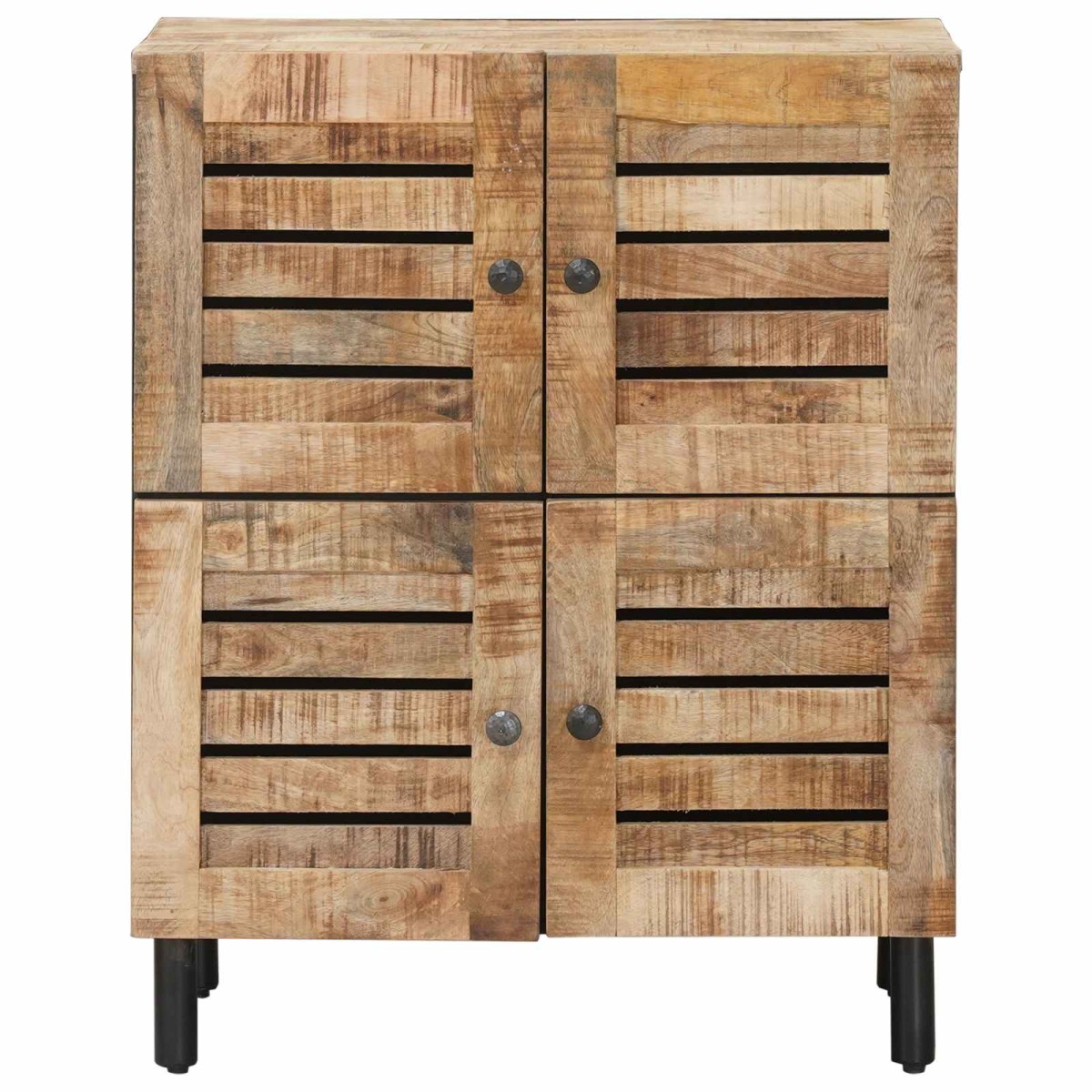 vidaXL Ντουλάπες Αποθήκευσης Φυσικό 60 x 33 x 75 cm Στερεό ξύλο μάνγκο