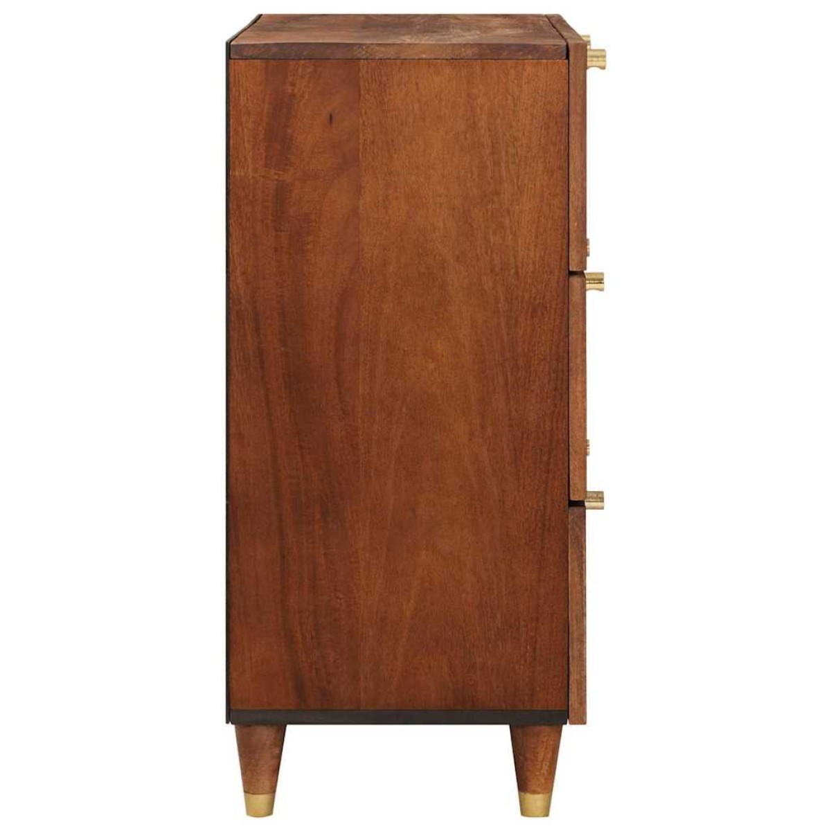vidaXL Πλαϊνό γραφείο Καφέ 60 x 33 x 75 cm Στερεό ξύλο μάνγκο