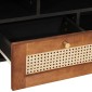 vidaXL Ντουλάπι TV Καφέ 100 x 33,5 x 46 εκ Στερεό ξύλο μάνγκο