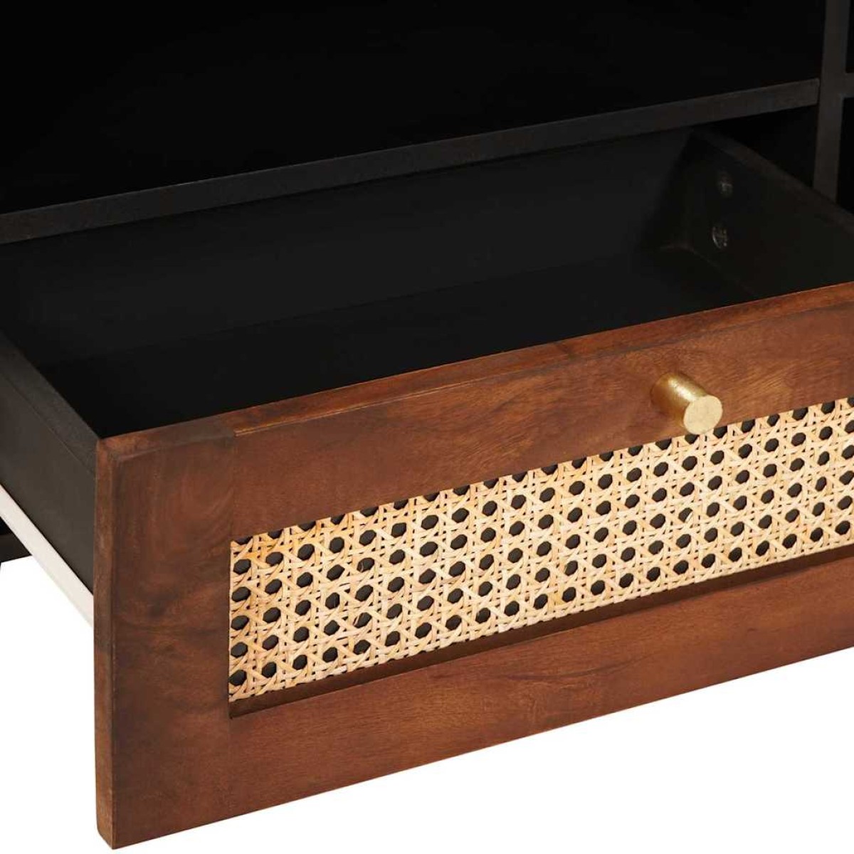 vidaXL Ντουλάπι TV Καφέ 80 x 33,5 x 46 εκ. Στερεό ξύλο μάνγκο