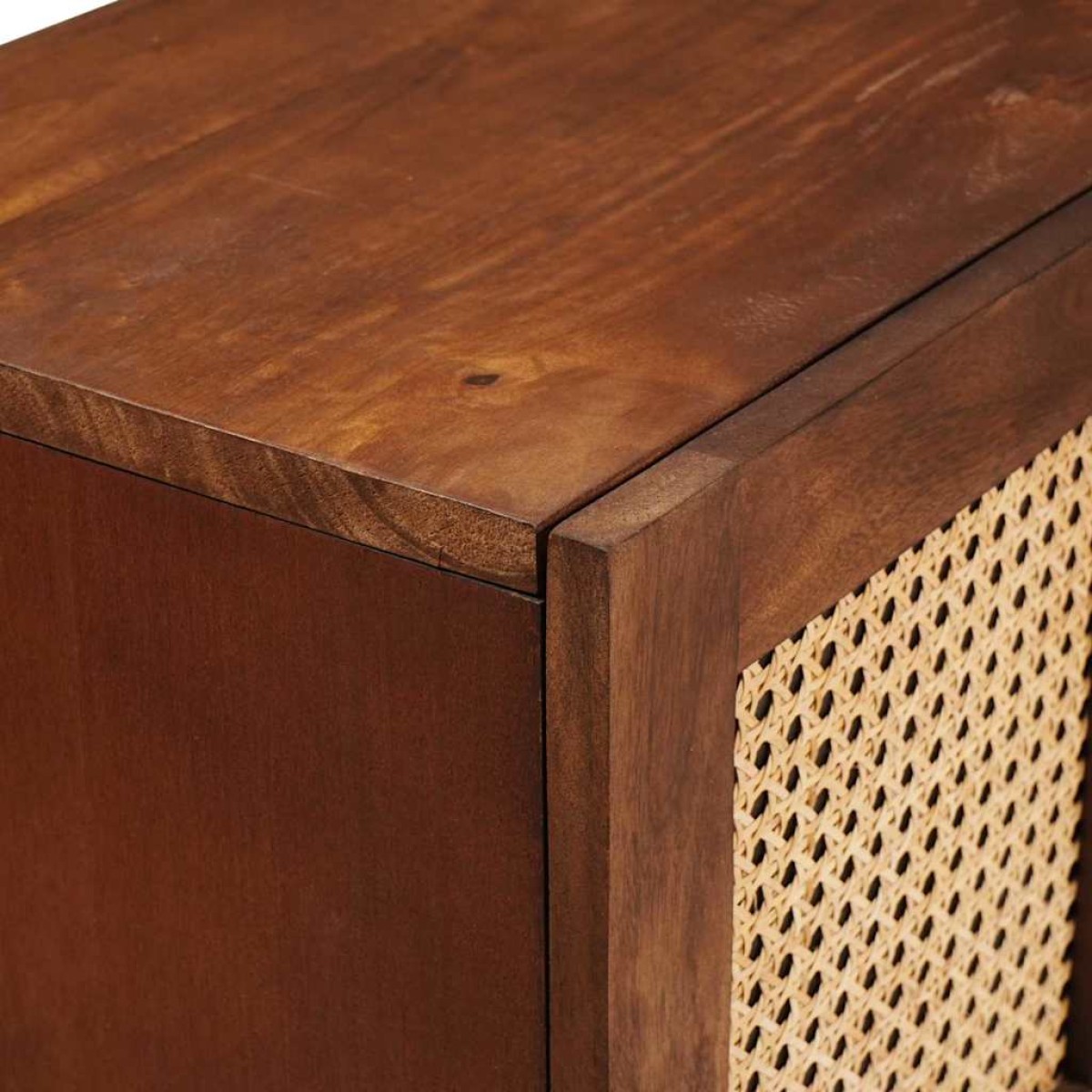 vidaXL Πλαϊνό γραφείο Καφέ 60 x 33,5 x 75 εκ. Στερεό ξύλο μάνγκο