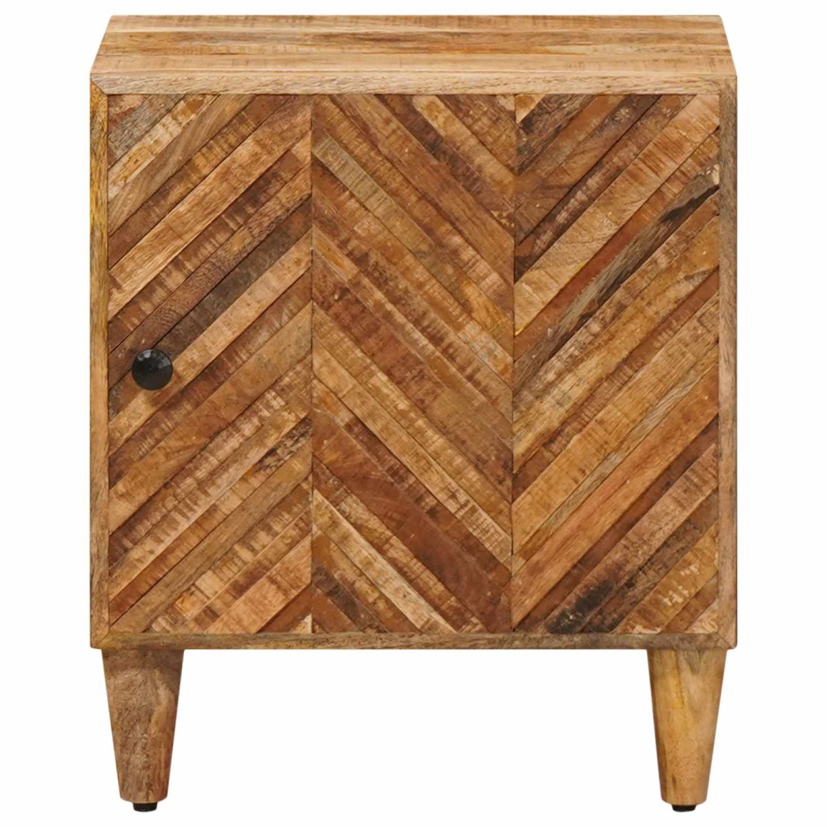 vidaXL Κομοδίνο 2 τεμ. Καφέ 40 x 33,5 x 46 εκ Στερεό ξύλο μάνγκο