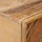 vidaXL Κομοδίνο 2 τεμ. Καφέ 40 x 33,5 x 46 εκ Στερεό ξύλο μάνγκο