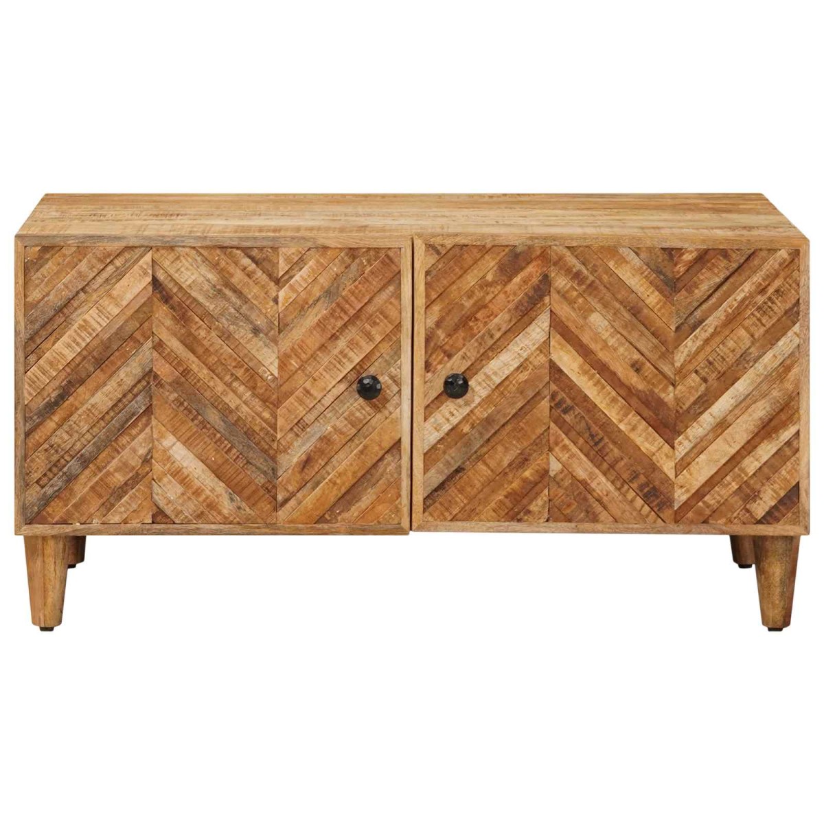 vidaXL Τραπεζάκι σαλονιού Καφέ 80 x 50 x 40 cm Στερεό ξύλο μάνγκο
