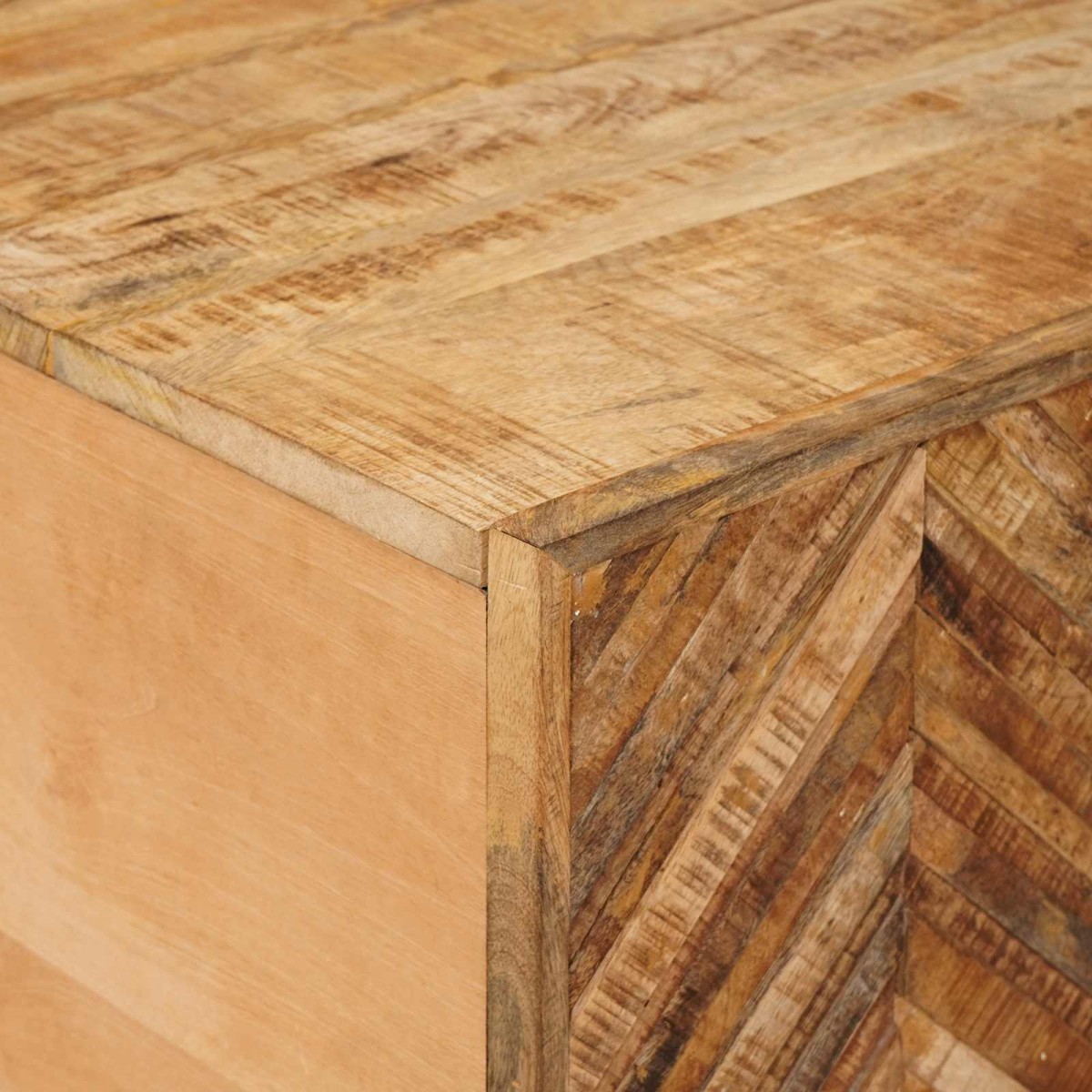 vidaXL Τραπεζάκι σαλονιού Καφέ 80 x 50 x 40 cm Στερεό ξύλο μάνγκο