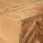 vidaXL Τραπεζάκι σαλονιού Καφέ 80 x 50 x 40 cm Στερεό ξύλο μάνγκο