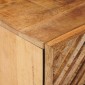 vidaXL Κομοδίνο με συρτάρι Καφέ 50 x 33 x 60 εκ Στερεό ξύλο μάνγκο